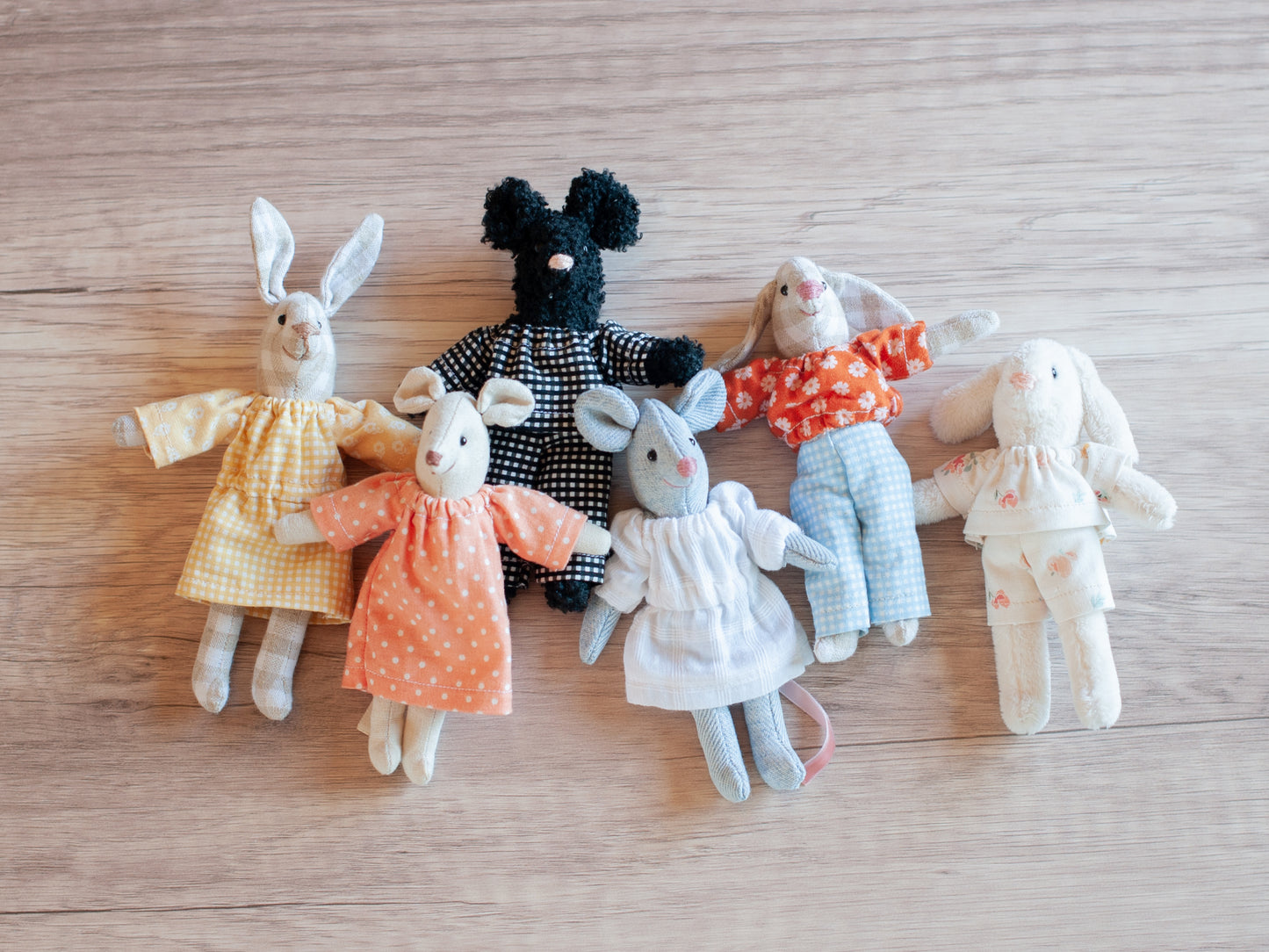 Dollhouse Critter Peasant Raglan PDF Sewing Pattern & Instructions