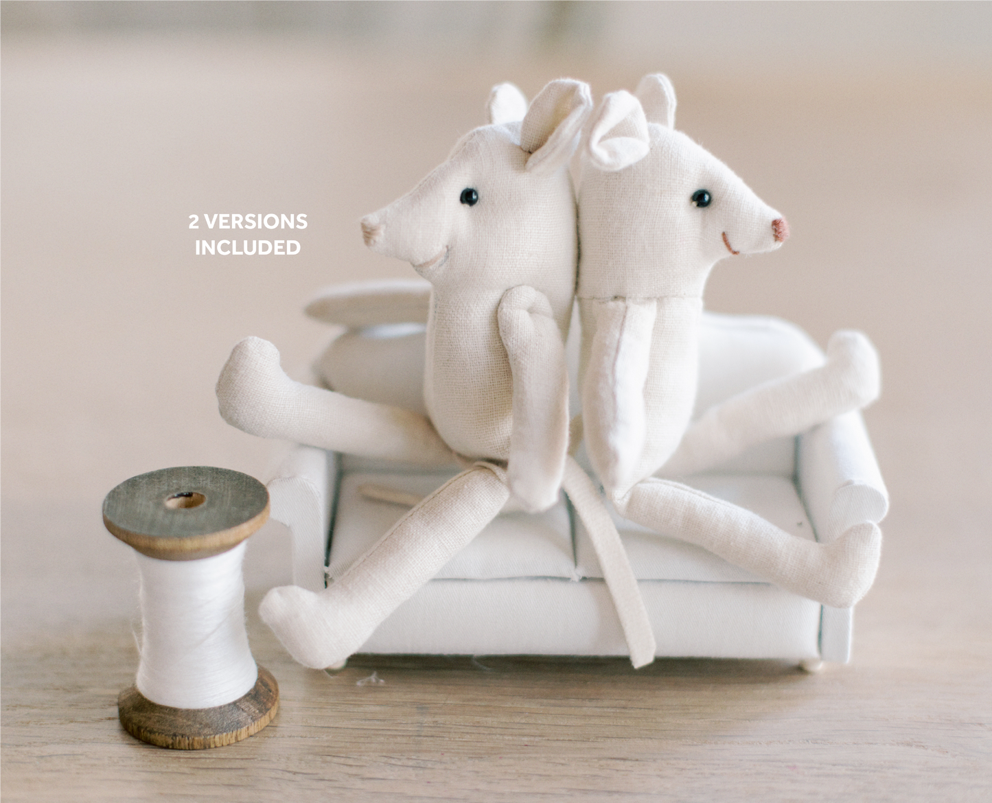 Dollhouse Mouse PDF Sewing Pattern & Instructions