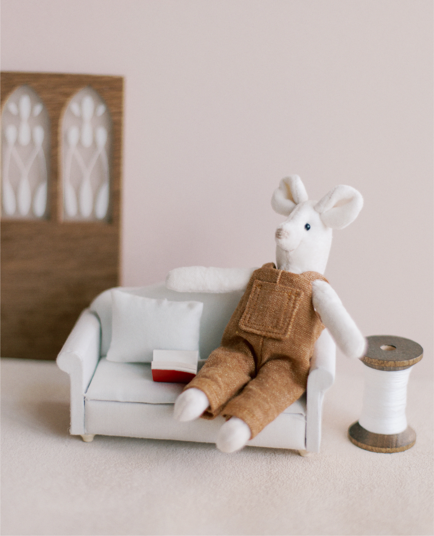 Dollhouse Critter Overalls PDF Sewing Pattern & Instructions