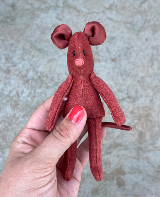 Brick Red Velvet Mouse