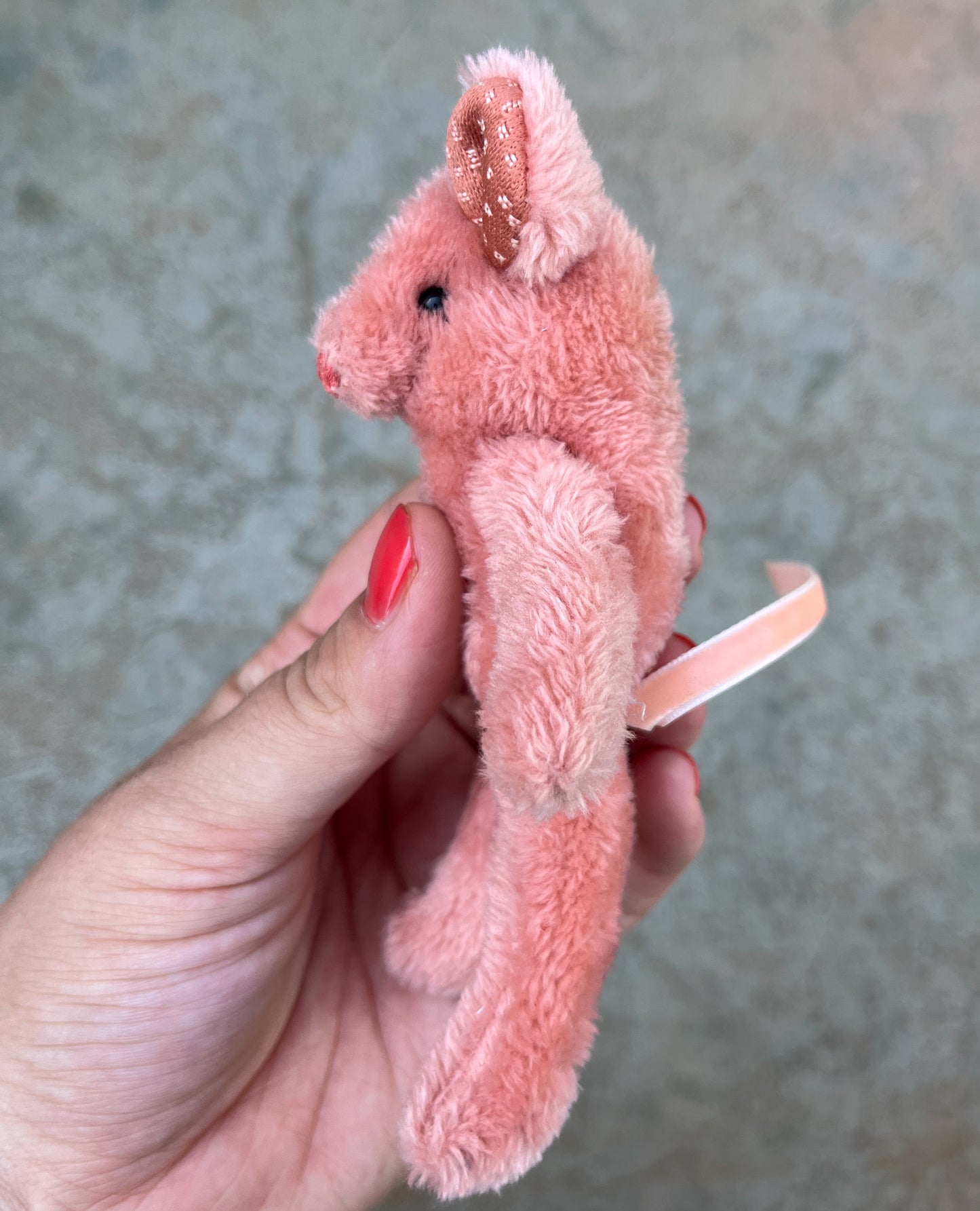 Plush Pink Mouse