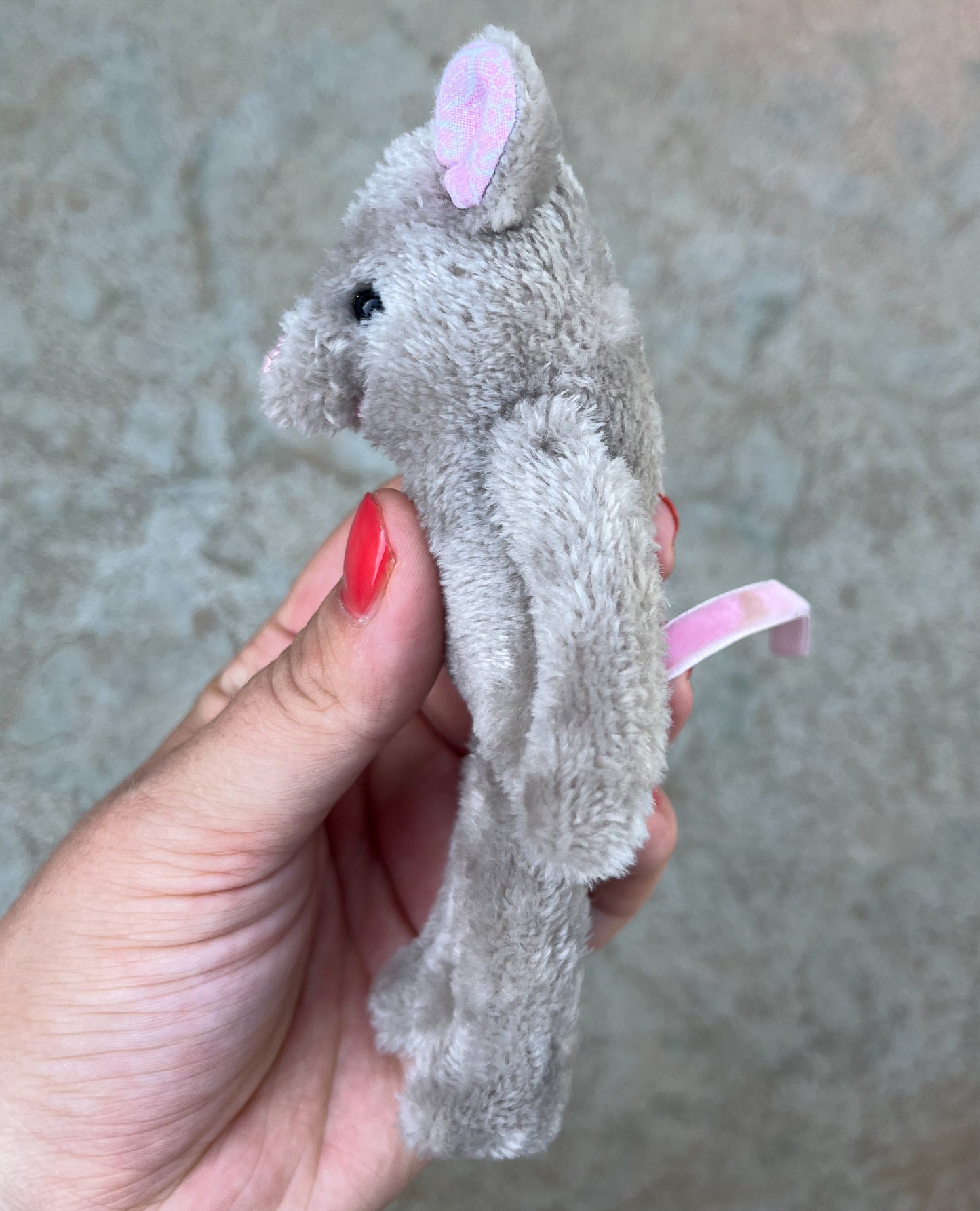 Plush Grey Mouse