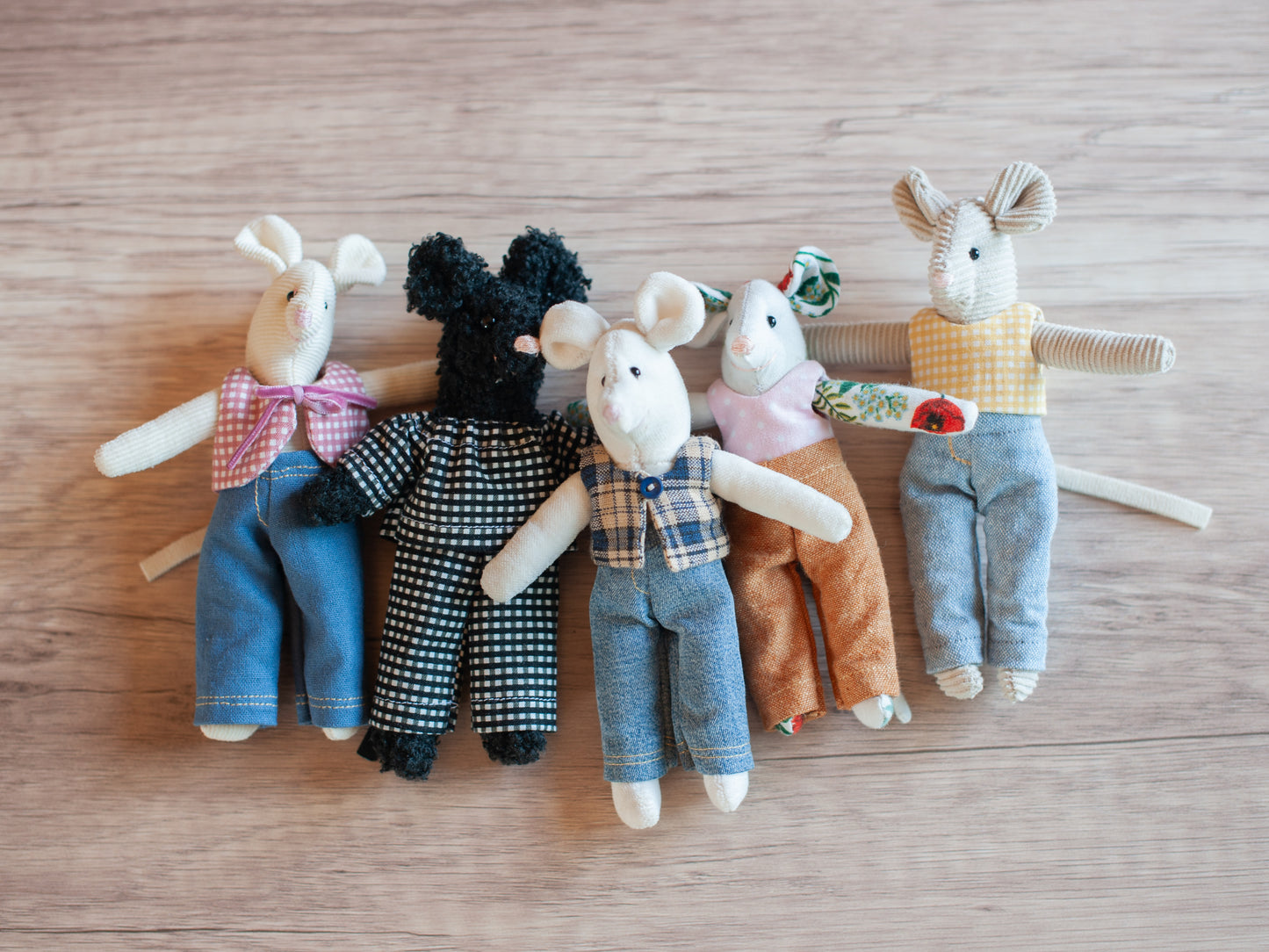 Dollhouse Critter Pants PDF Sewing Pattern & Instructions