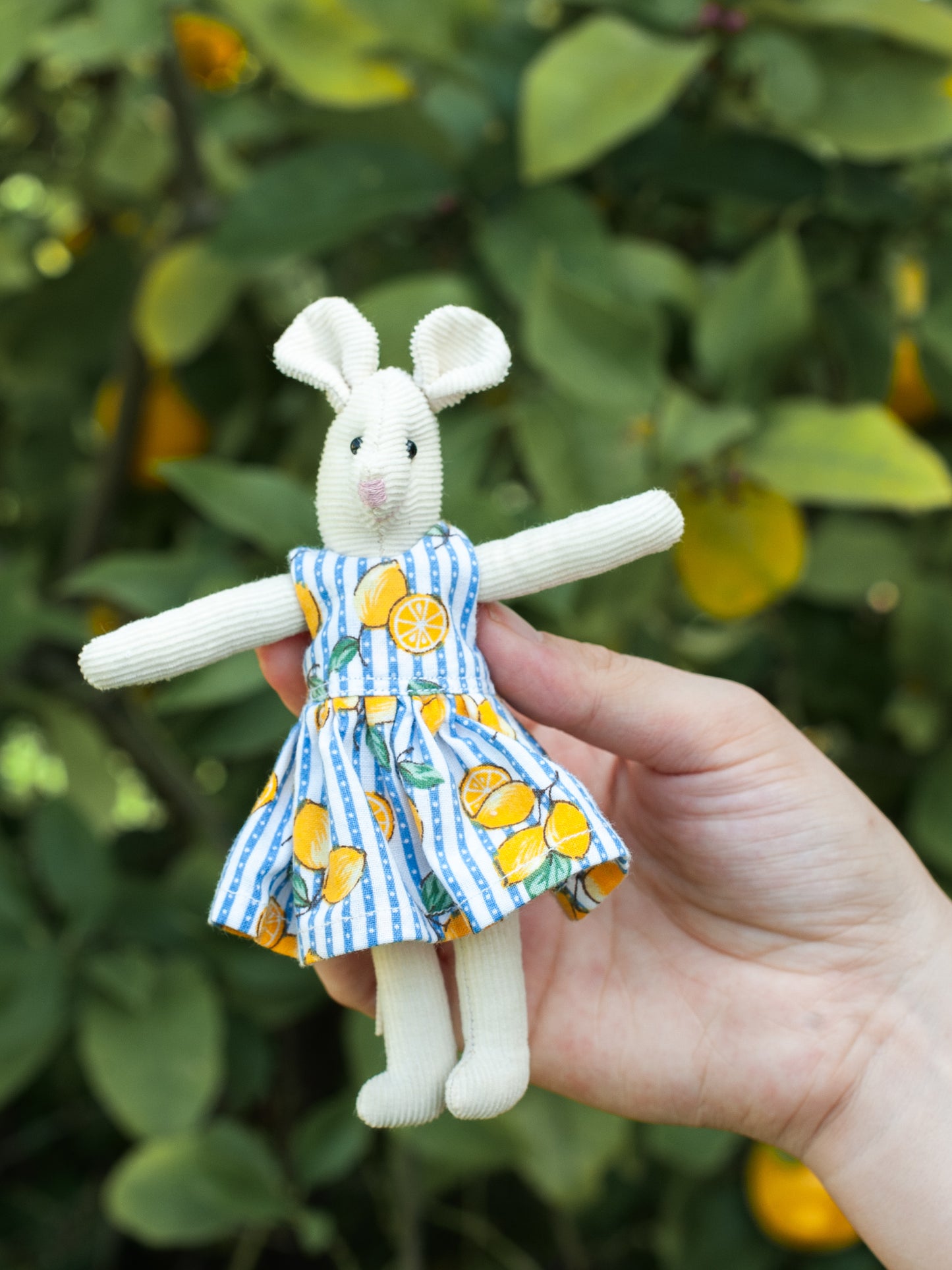 Dollhouse Critter Classic Dress PDF Sewing Pattern & Instructions