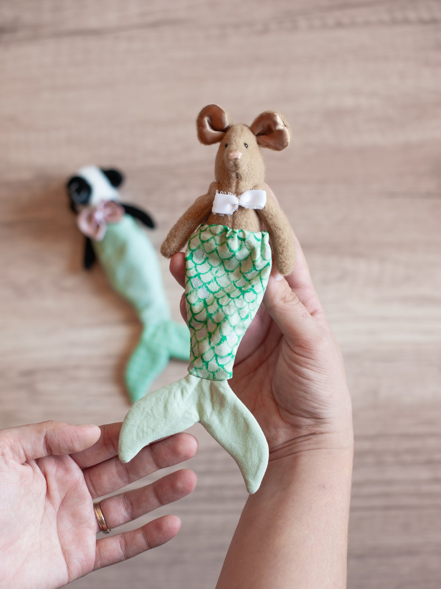 Dollhouse Critter Mermaid Tail PDF Sewing Pattern & Instructions