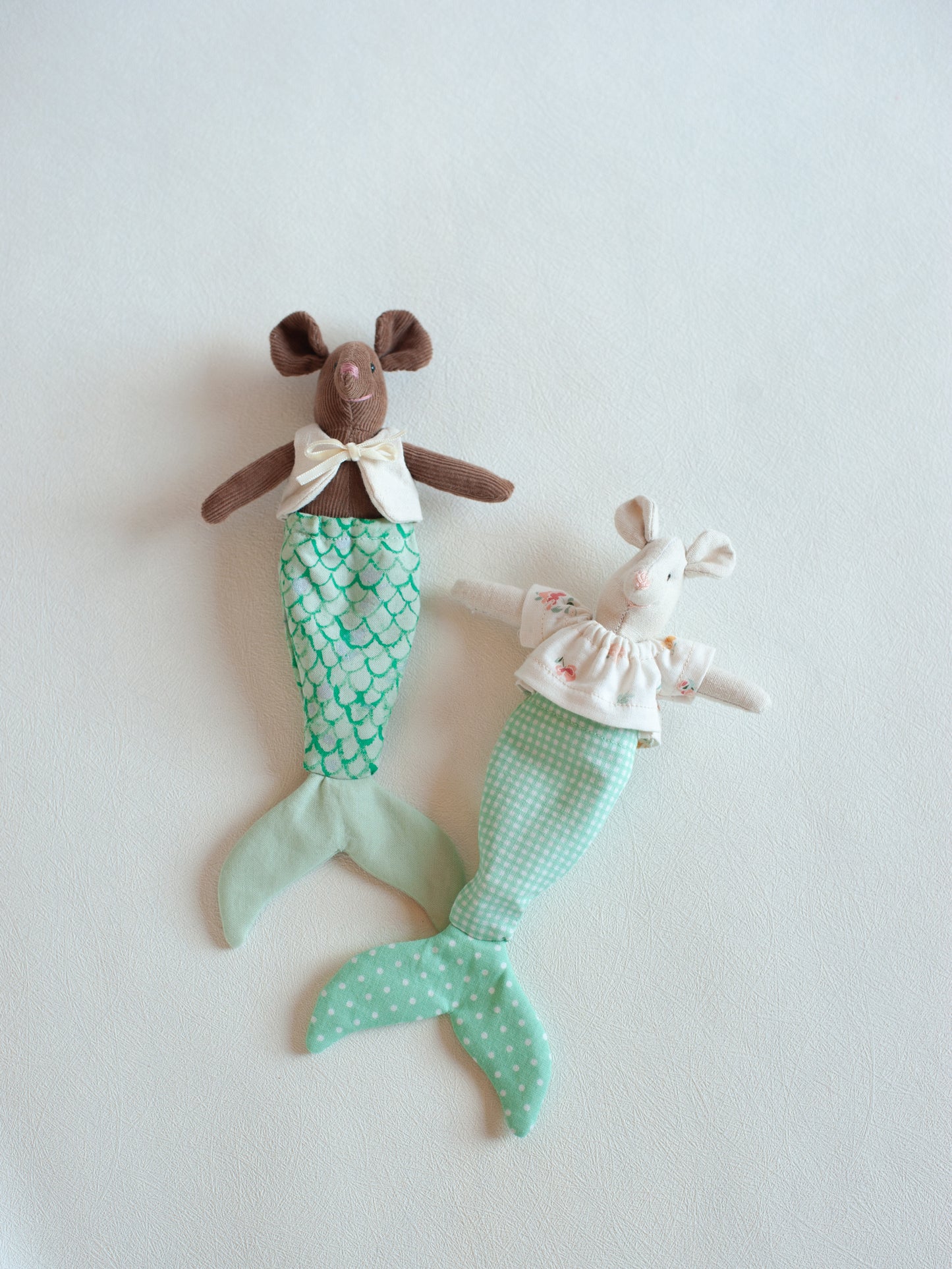 Dollhouse Critter Mermaid Tail PDF Sewing Pattern & Instructions