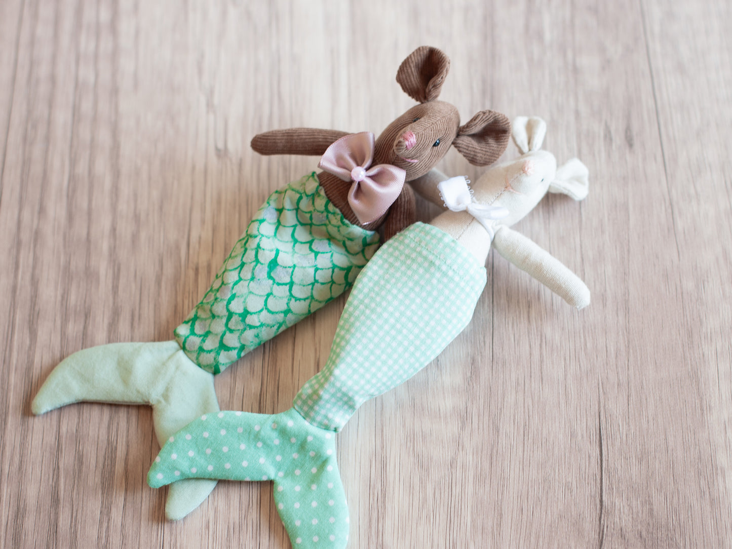 Dollhouse Critter Mermaid Tail PDF Sewing Pattern & Instructions