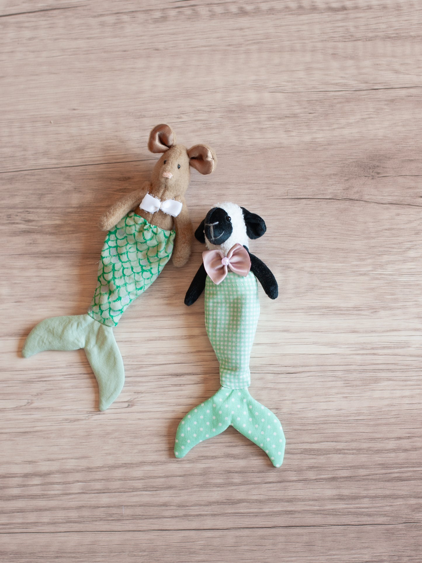 Dollhouse Critter Mermaid Tail PDF Sewing Pattern & Instructions