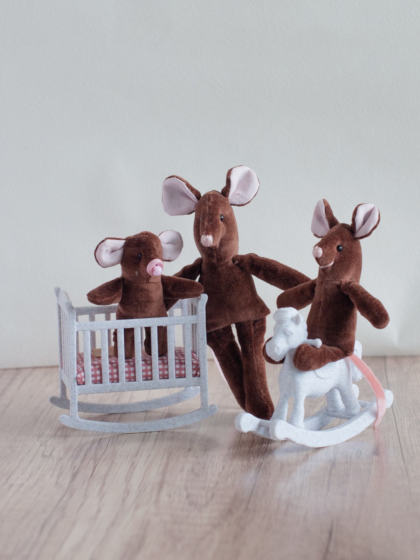 Dollhouse Mouse Family Bundle -  PDF Sewing Pattern & Instructions