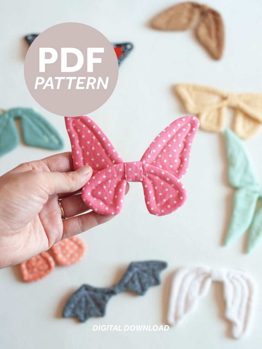 Dollhouse Critter Wings PDF Sewing Pattern & Instructions