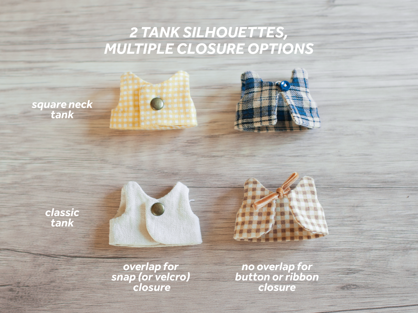 Dollhouse Critter Tank PDF Sewing Pattern & Instructions