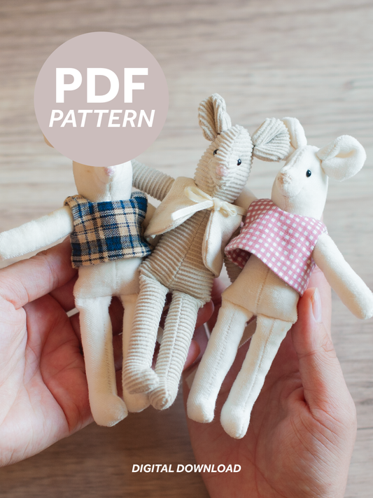 Dollhouse Critter Tank PDF Sewing Pattern & Instructions