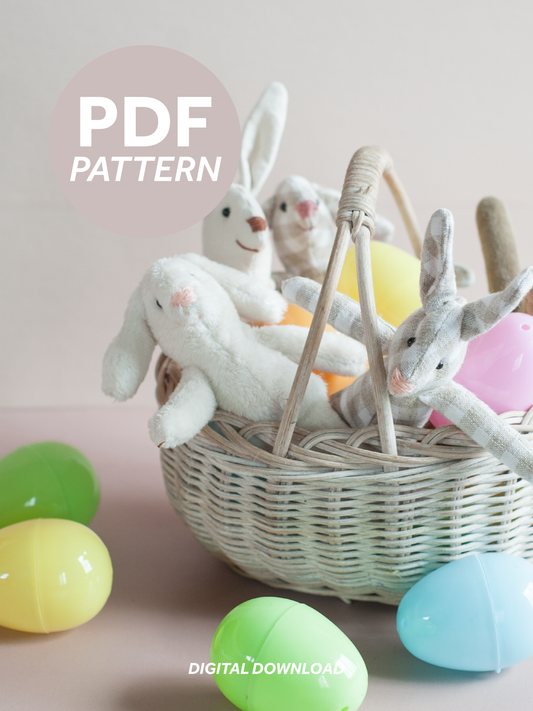 Dollhouse Bunny PDF Sewing Pattern & Instructions
