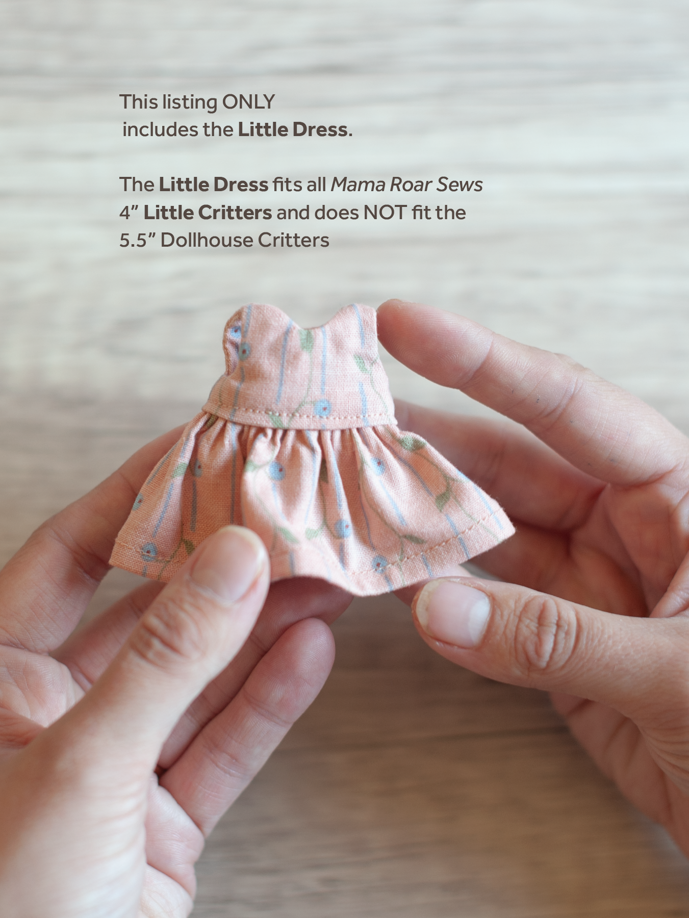 Little Dress PDF Sewing Pattern & Instructions