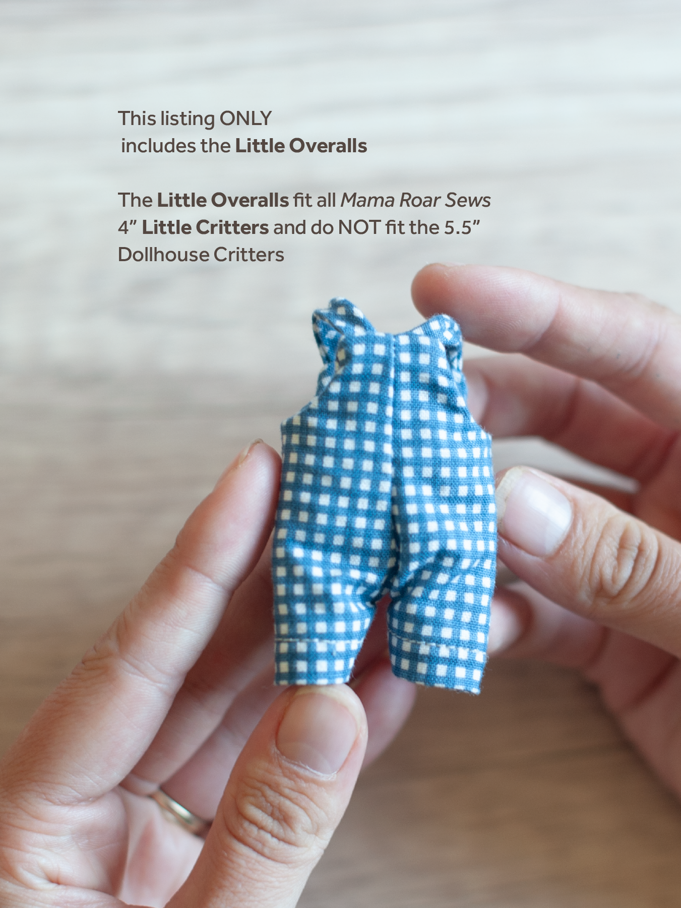 Little Overalls PDF Sewing Pattern & Instructions
