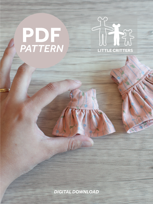 Little Dress PDF Sewing Pattern & Instructions